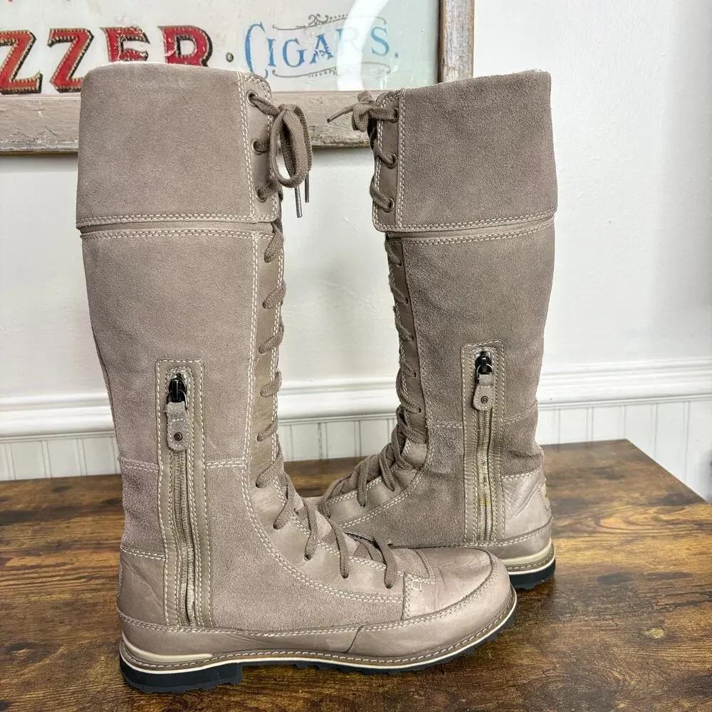 The North Face Size 8.5 Tall Snow Boots Convertible Suede Insulated Snowtropolis